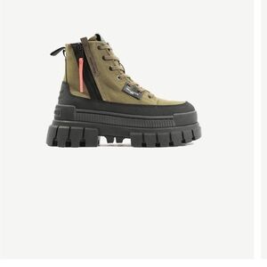 Palladium Revolt Boot Zip TX Green and Black 7